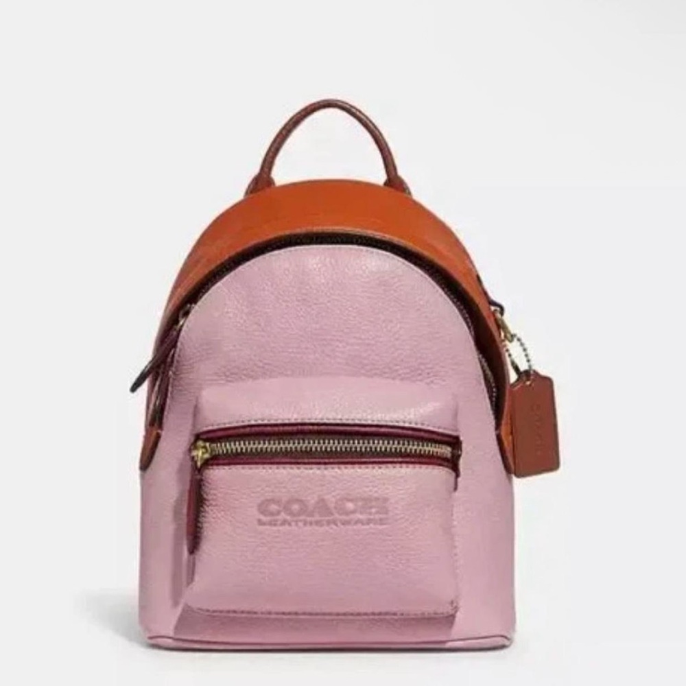 Coach mini backpack (coach charter 18 color block) - Picture 2 of 2